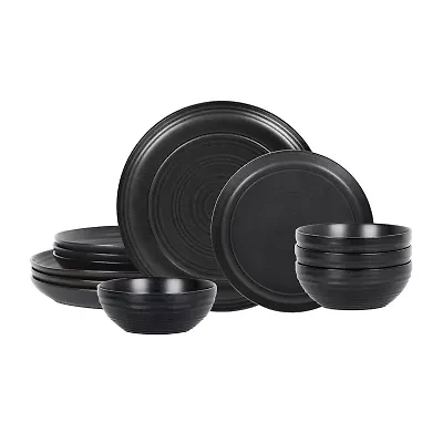 Stone + Lain Elio 4-pc. Stoneware Dinnerware Set