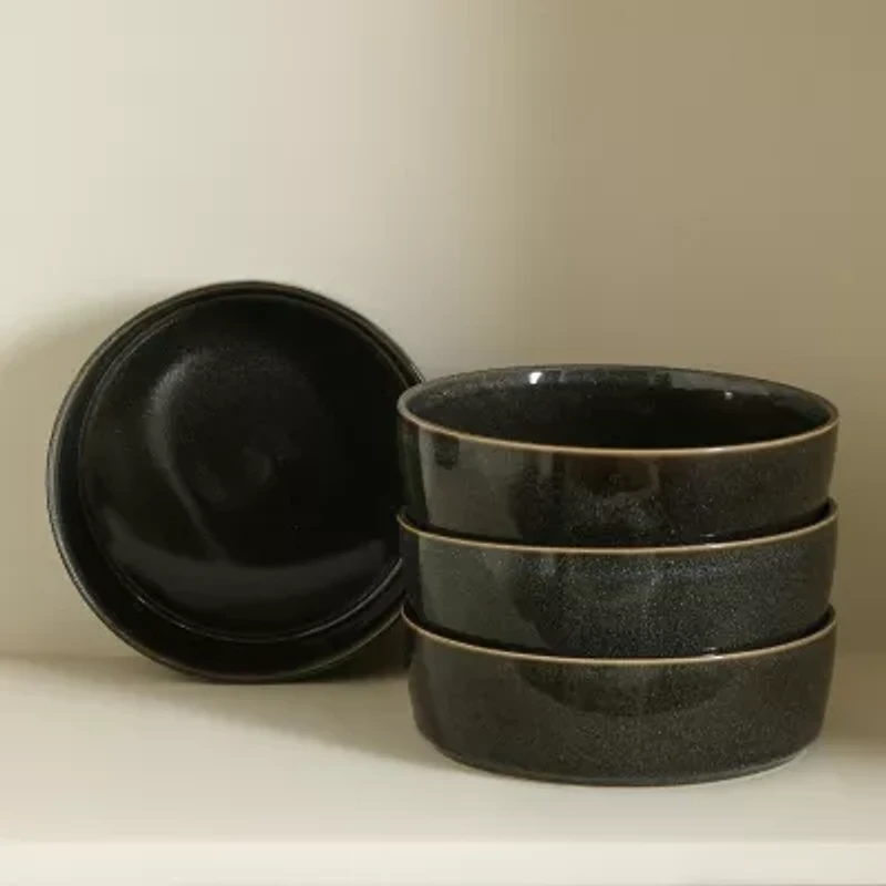 Stone + Lain Eden 4-pc. Stoneware Pasta Bowl