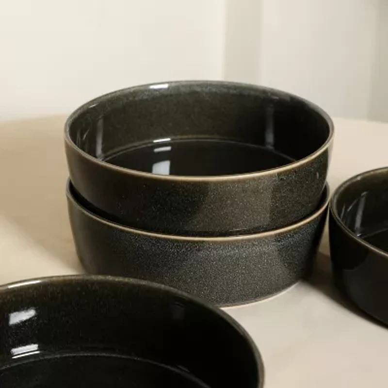 Stone + Lain Eden 4-pc. Stoneware Pasta Bowl