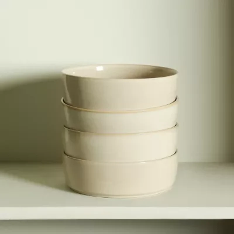 Stone + Lain Eden 4-pc. Stoneware Pasta Bowl