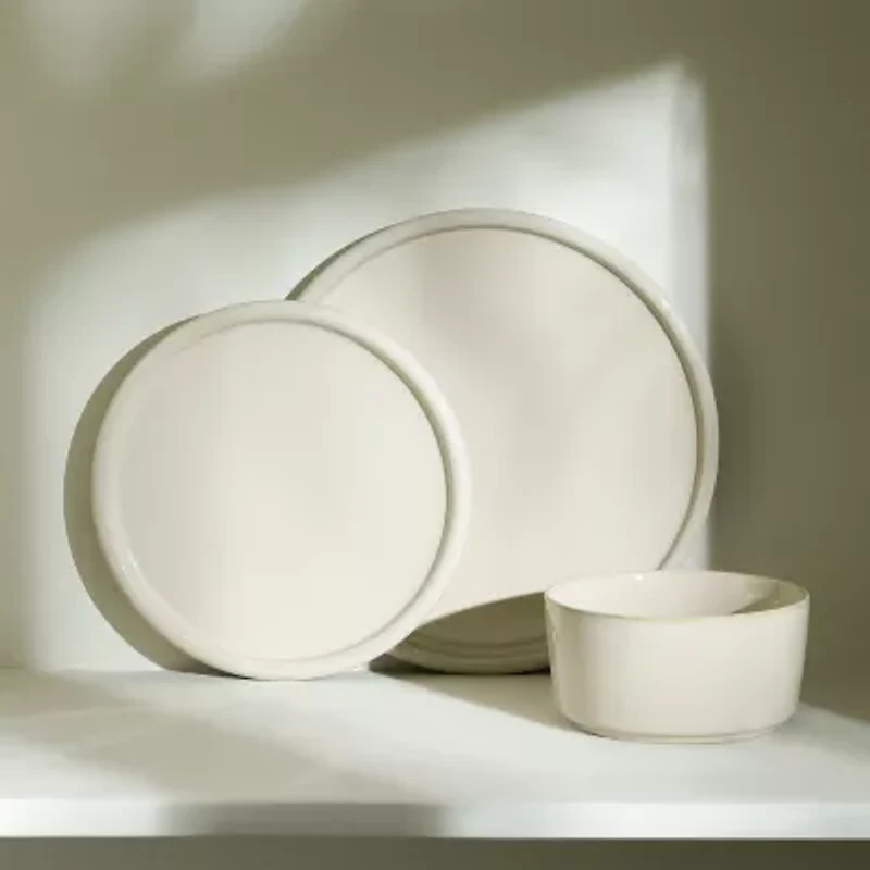 Stone + Lain Eden 4-pc. Stoneware Salad Plate