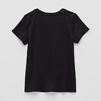 Xersion Little & Big Kid Girls Crew Neck Short Sleeve Regular Fit Graphic T-Shirt