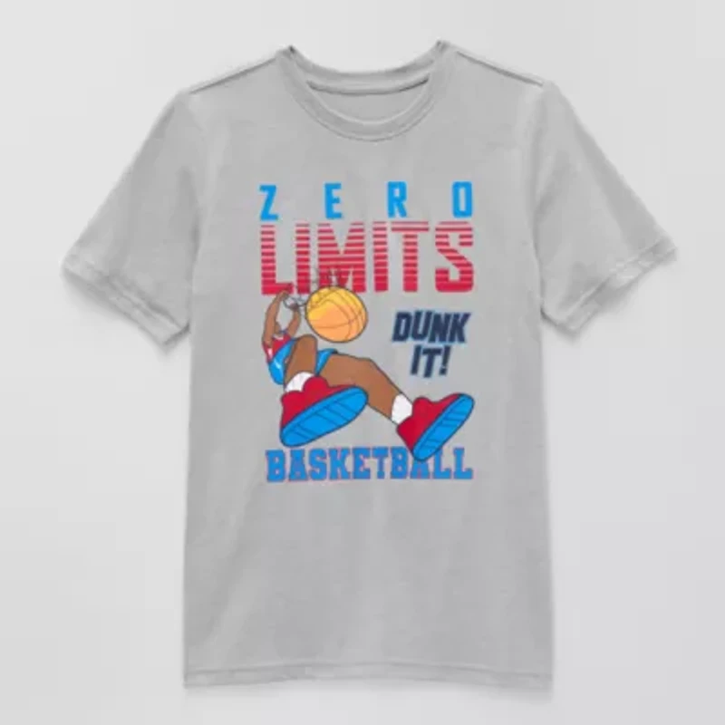 Xersion Little & Big Kid Boys Crew Neck Short Sleeve Regular Fit Graphic T-Shirt