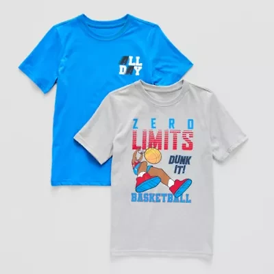 Xersion Little & Big Kid Boys Crew Neck Short Sleeve Regular Fit 2-pc. Graphic T-Shirt
