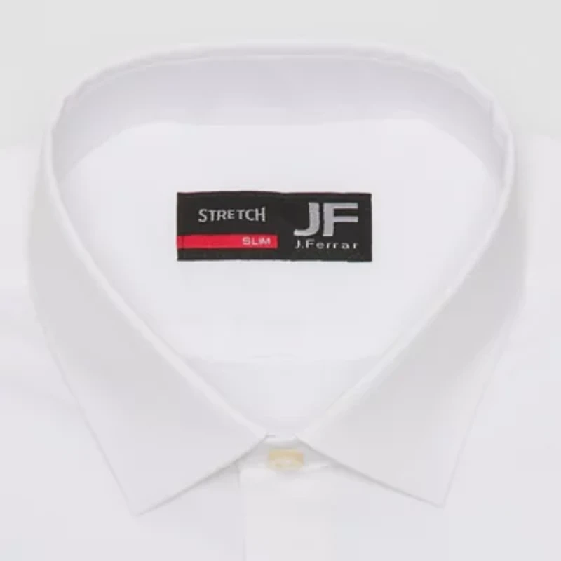 J. Ferrar Ultra Comfort Mens Slim Fit Easy Care Stretch Fabric Long Sleeve Dress Shirt