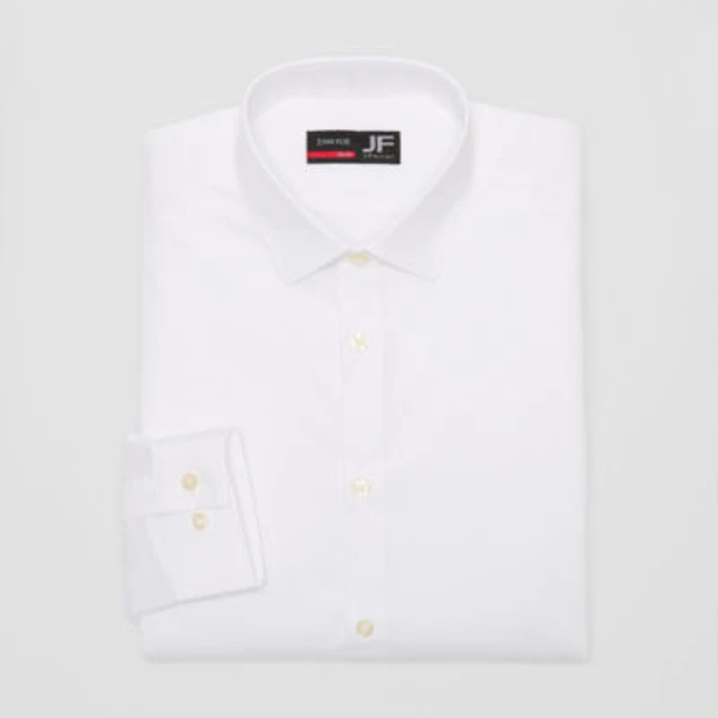 J. Ferrar Ultra Comfort Mens Slim Fit Easy Care Stretch Fabric Long Sleeve Dress Shirt