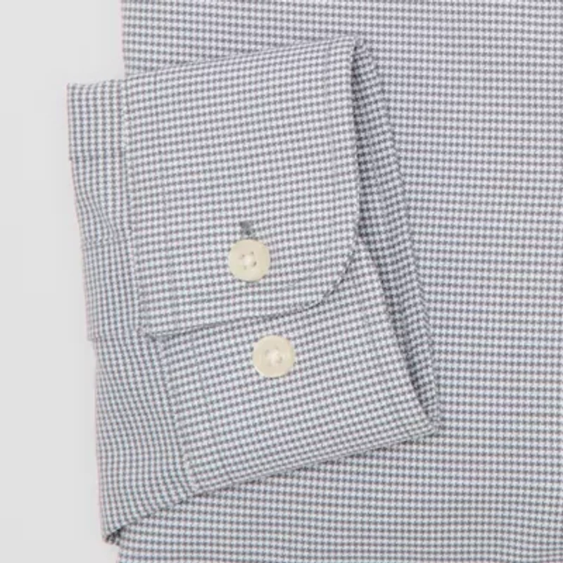Stafford Coolmax All Season Ecomade Oxford Mens Regular Fit Long Sleeve Dress Shirt