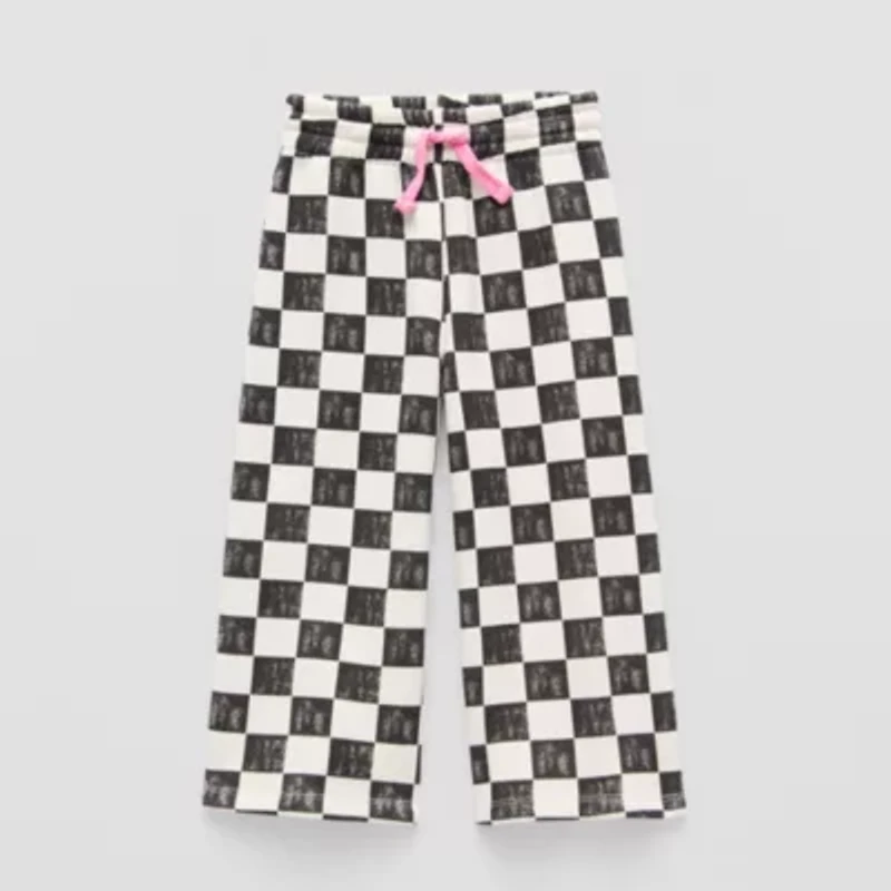 Grayson Little Toddler Girls Wide Leg Drawstring Pant