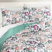 Home Expressions Avery Floral Quilt Set