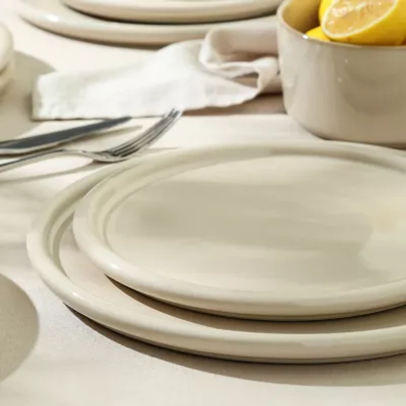 Stone + Lain Eden 4-pc. Stoneware Dinner Plate