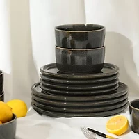 Stone + Lain Eden 4-pc. Stoneware Dinnerware Set