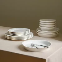 Stone + Lain Quadro 4-pc. Porcelain Pasta Bowl