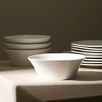 Stone + Lain Quadro 4-pc. Porcelain Cereal Bowl