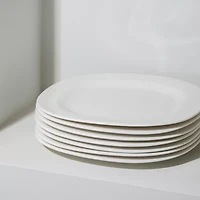Stone + Lain Quadro 4-pc. Porcelain Salad Plate