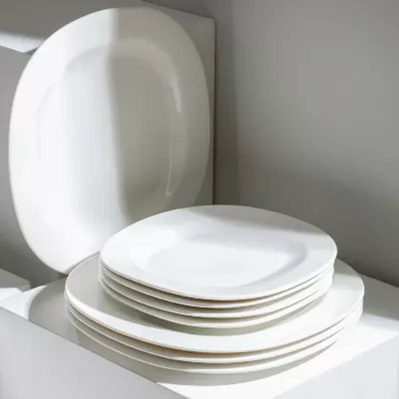 Stone + Lain Quadro 4-pc. Porcelain Dinner Plate