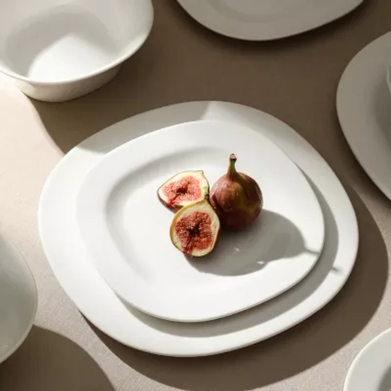 Stone + Lain Quadro 4-pc. Porcelain Dinner Plate
