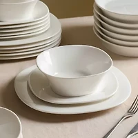 Stone + Lain Quadro 4-pc. Porcelain Dinner Plate