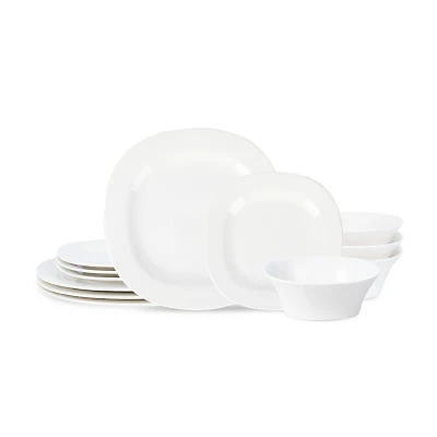 Stone + Lain Quadro 4-pc. Porcelain Dinnerware Set