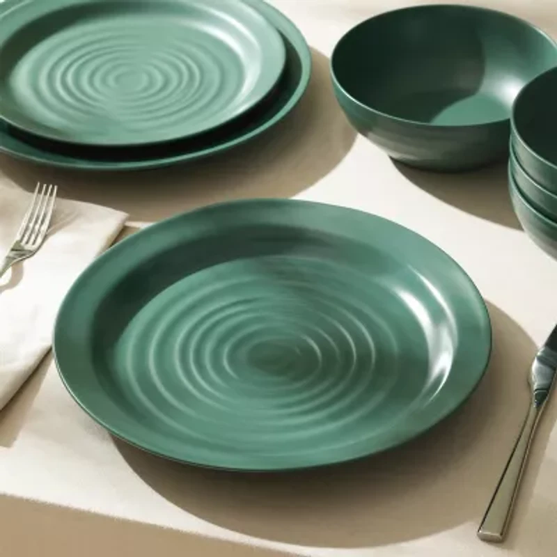 Stone + Lain Orbit 4-pc. Stoneware Dinner Plate