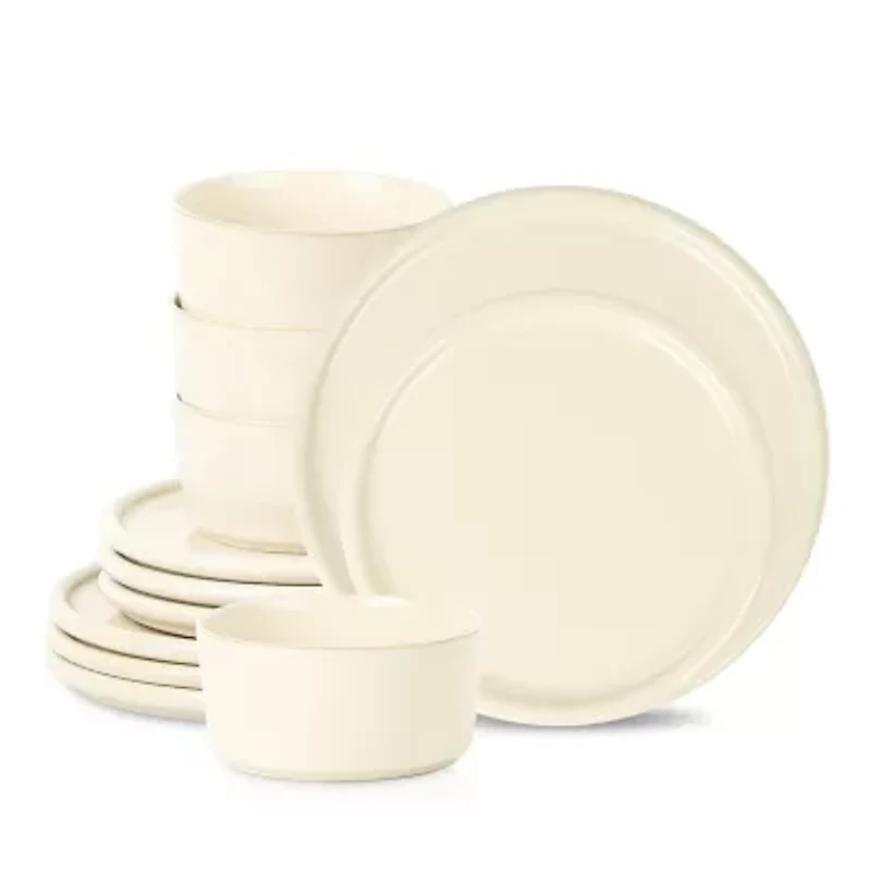 Stone + Lain Eden 12-pc. Stoneware Dinnerware Set