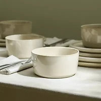 Stone + Lain Eden 12-pc. Stoneware Dinnerware Set