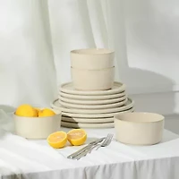 Stone + Lain Eden 12-pc. Stoneware Dinnerware Set