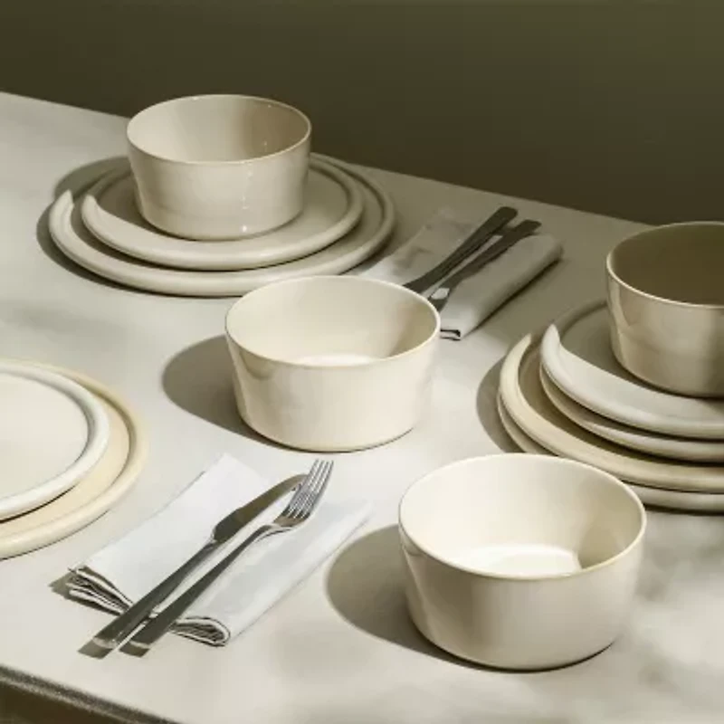 Stone + Lain Eden 12-pc. Stoneware Dinnerware Set