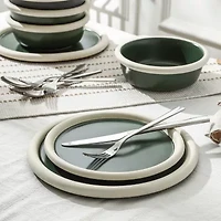 Stone + Lain Capri 4-pc. Stoneware Dinnerware Set