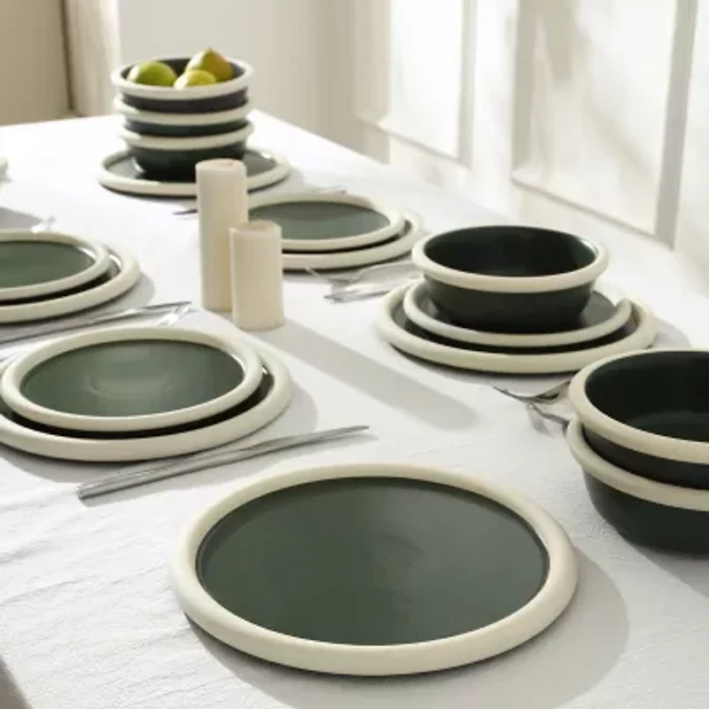 Stone + Lain Capri 4-pc. Stoneware Dinnerware Set