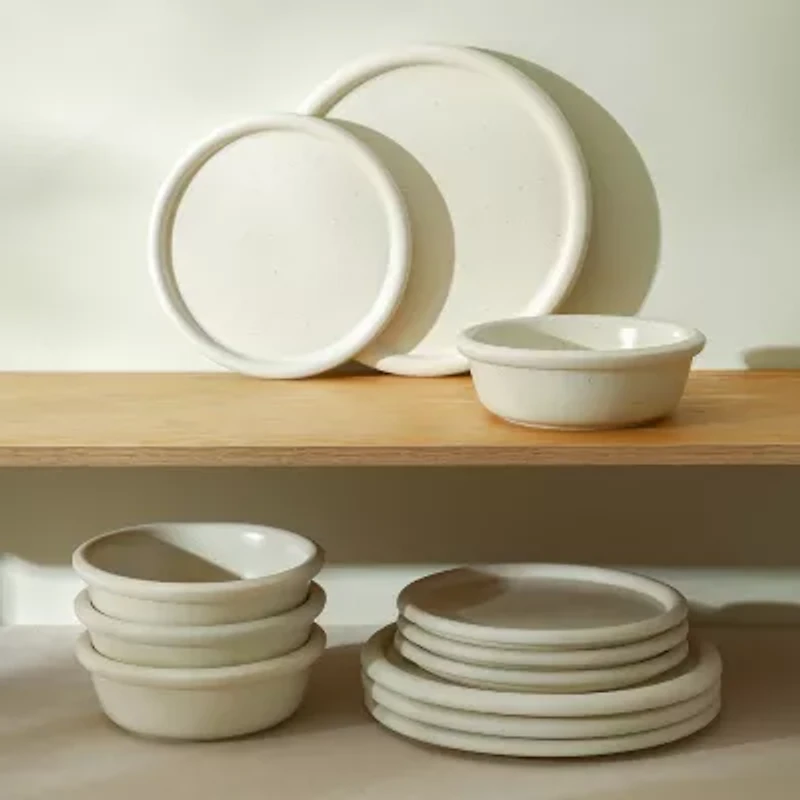 Stone + Lain Capri 4-pc. Stoneware Dinnerware Set