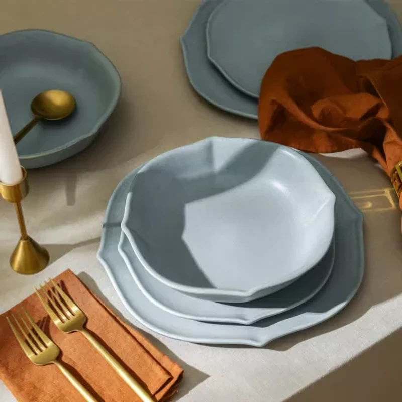 Stone + Lain Baskerville -pc. Stoneware Dinnerware Set