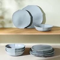 Stone + Lain Baskerville Stoneware Dinnerware Set