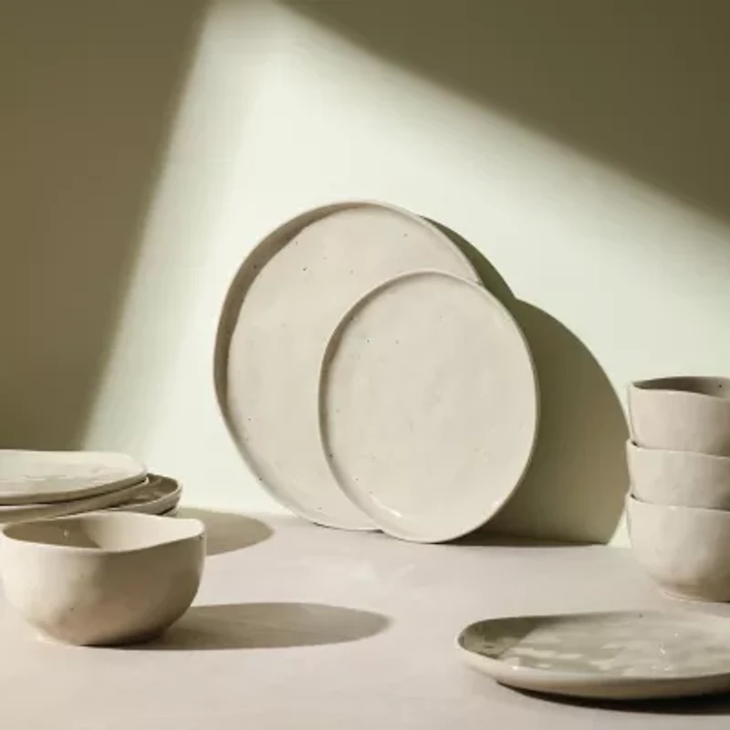 Stone + Lain Mirella 24-pc. Stoneware Dinnerware Set