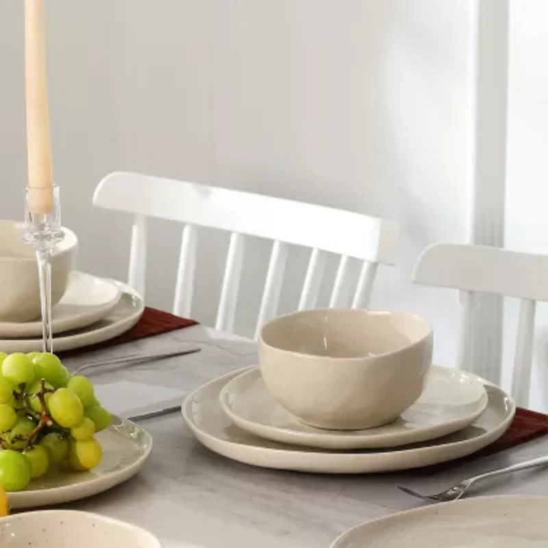 Stone + Lain Mirella 24-pc. Stoneware Dinnerware Set