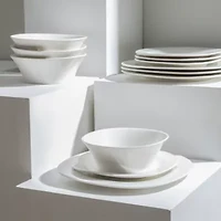 Stone + Lain Quadro Porcelain Dinnerware Set