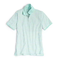 St. John's Bay Essential Striped Oxford Mens Classic Fit Short Sleeve Polo Shirt