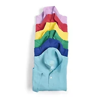 St. John's Bay Premium Stretch Mens Classic Fit Short Sleeve Polo Shirt