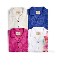 St. John's Bay Button-Down Mens Short Sleeve Camp Shirt