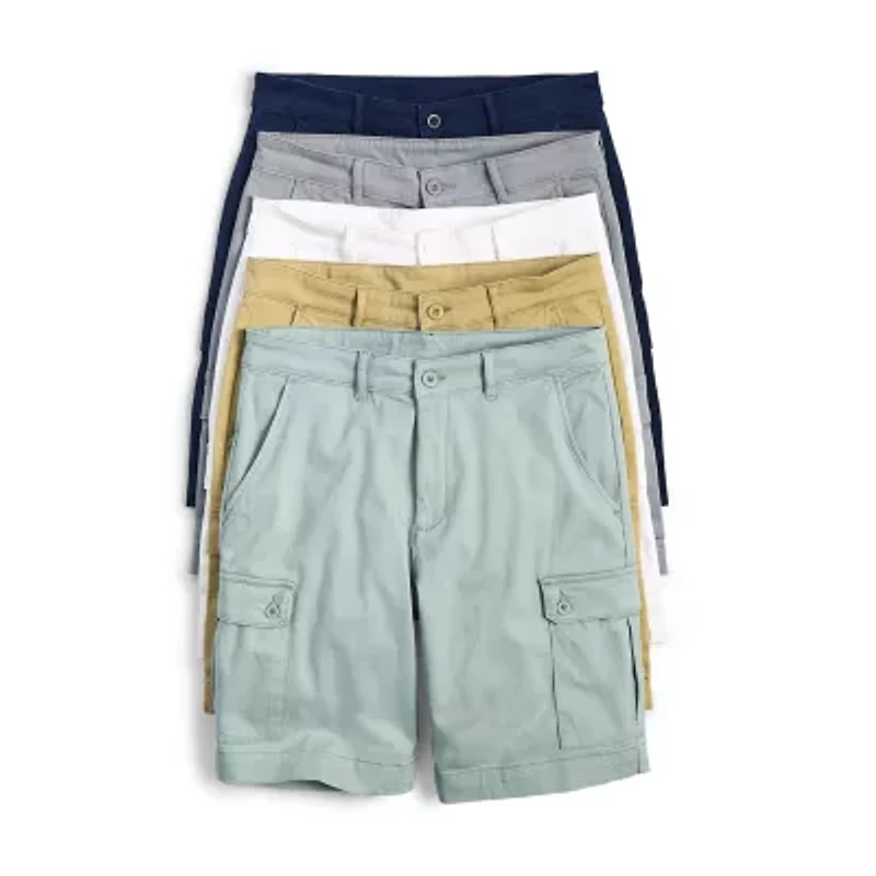 St. John's Bay Mens 10" Mid Rise Stretch Fabric Cargo Short
