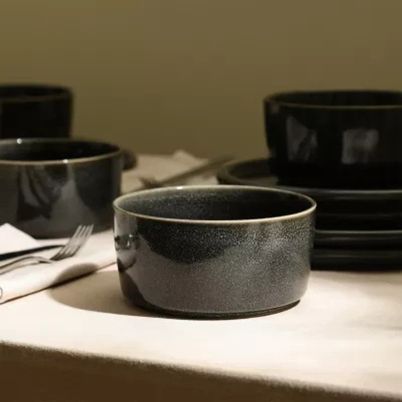 Stone + Lain Eden Stoneware 24-pc. Dinnerware Set