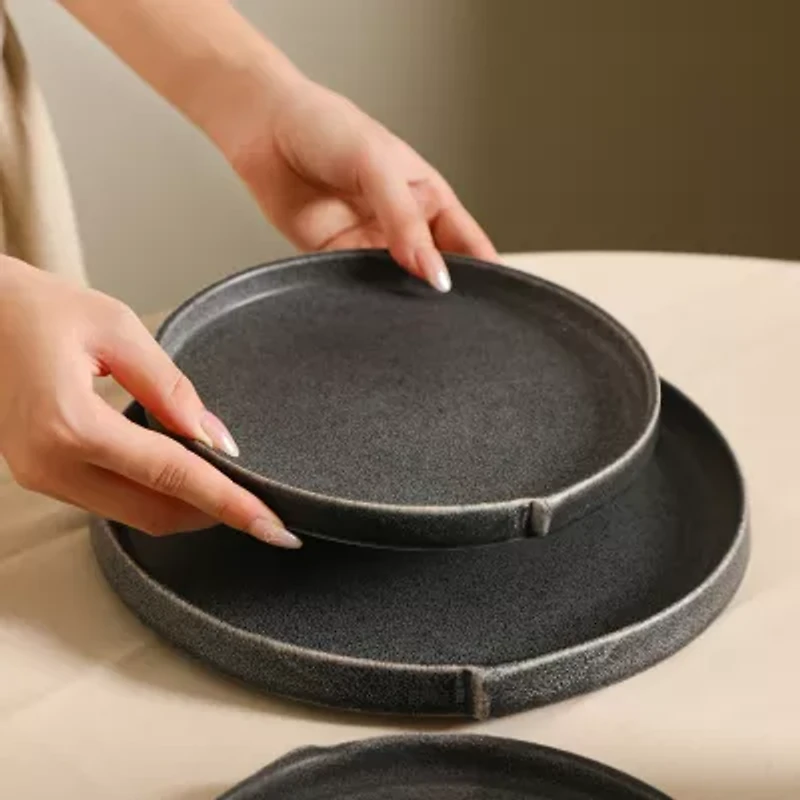 Stone + Lain Bao 4-pc. Stoneware Salad Plate