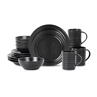 Stone + Lain Orbit 16-pc. Stoneware Dinnerware Set