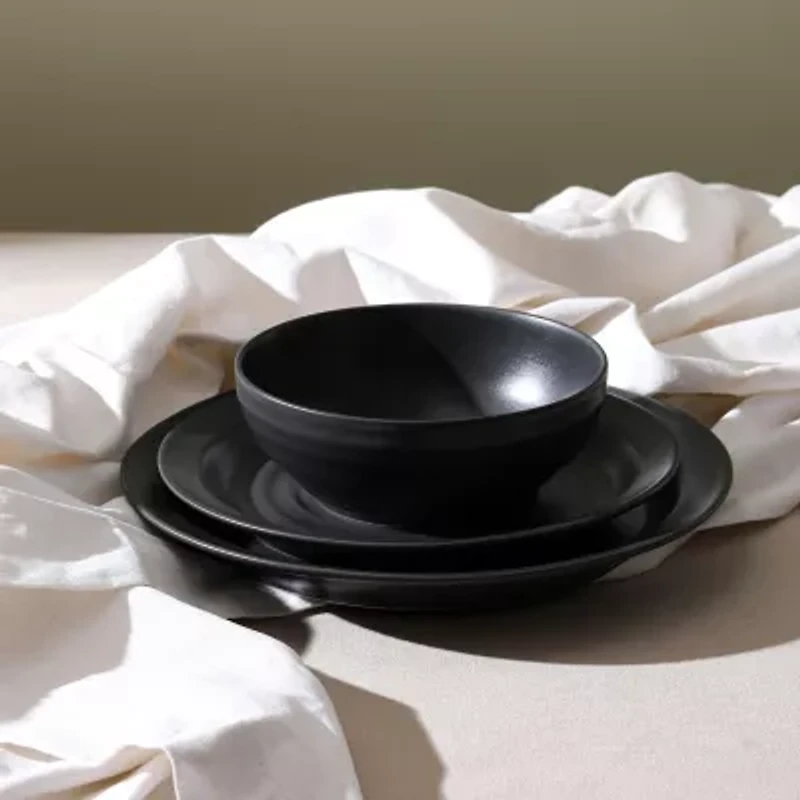 Stone + Lain Orbit 16-pc. Stoneware Dinnerware Set