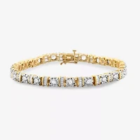 5 CT.T.W. Natural Diamond 10K Gold Tennis Bracelet