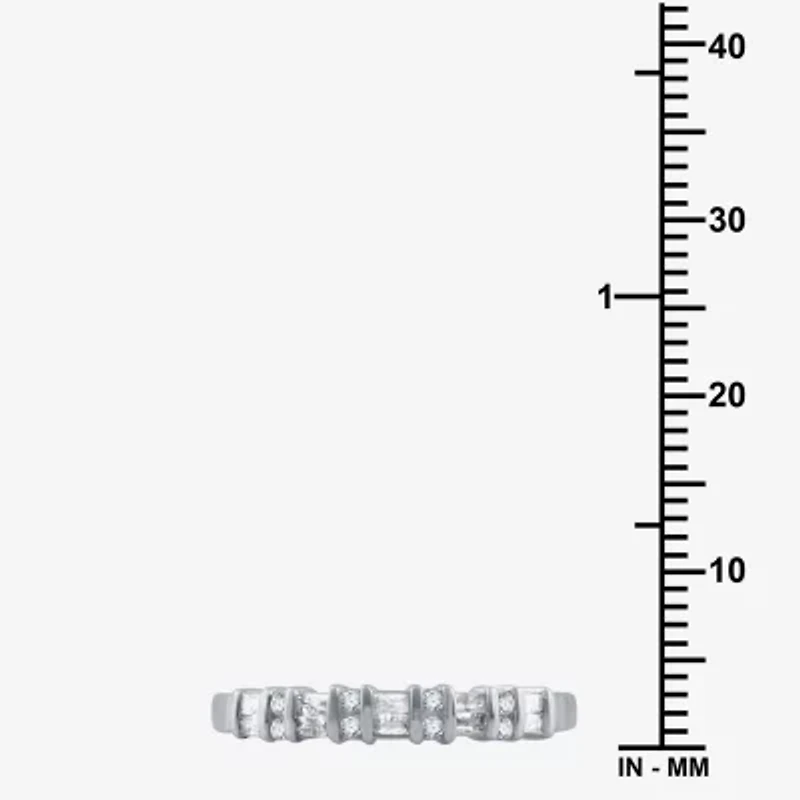 1/4 CT.T.W. Natural Diamond 10K White Gold Band