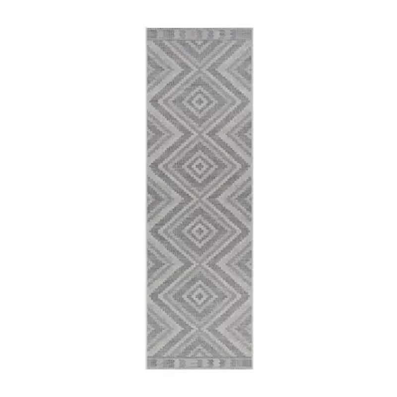 Couristan Harper Mali Gabon Geometric Indoor Outdoor Rectangular Accent Rug