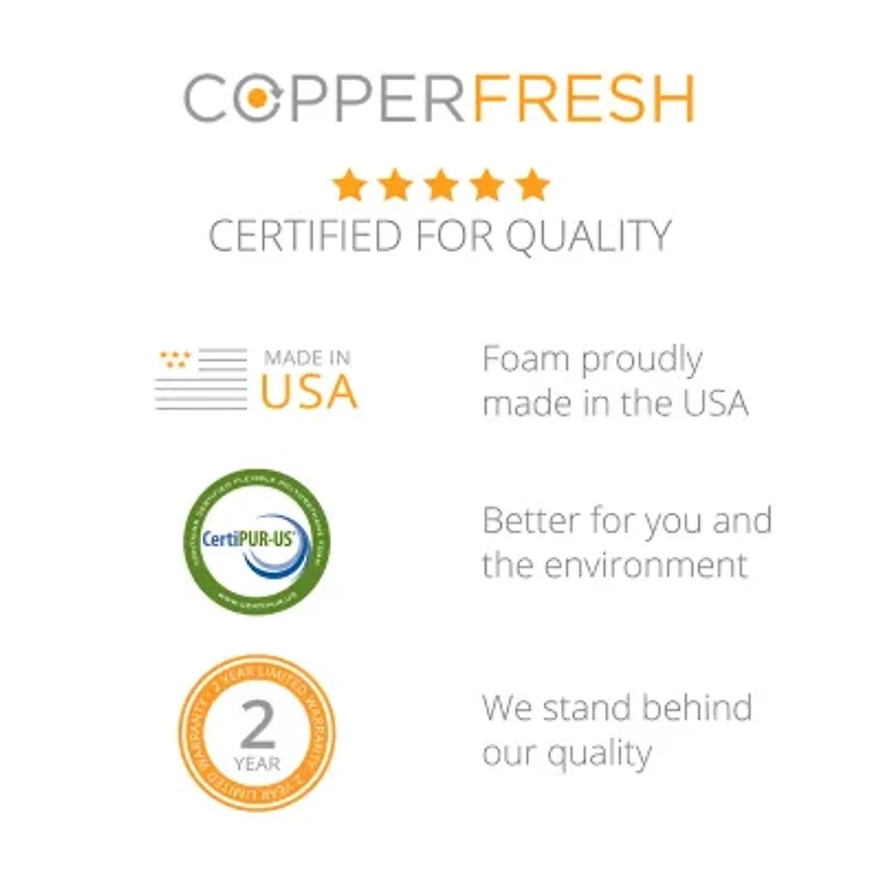 CopperFresh Advanced Contour Gel Memory Foam Pillow