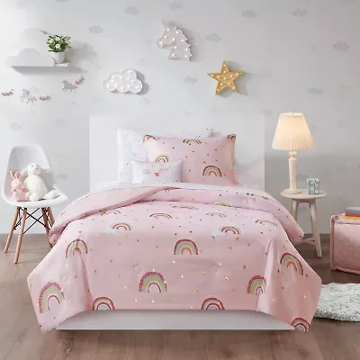 Mi Zone Kids Mia Complete Bed and Sheet Set with decorative pillow