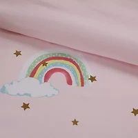 Mi Zone Kids Mia Complete Bed and Sheet Set with decorative pillow