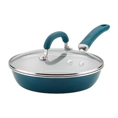 Rachael Ray Create Delicious 9.5" Non-Stick Deep Skillet with Lid